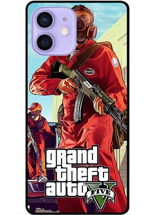 Силіконовий бампер чохол для iphone 11 з малюнком gta гта