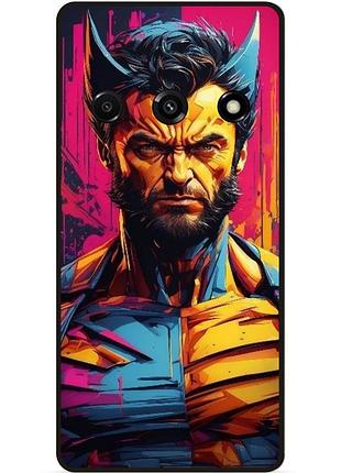 Чехол силиконовый бампер для samsung j3 j320 с рисунком росомаха marvel логан