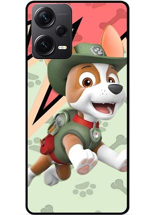 Силіконовий чохол бампер для xiaomi redmi note 12 pro plus з малюнком щенячий патруль