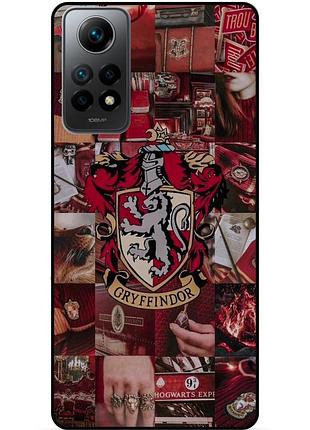 Силиконовый бампер чехол для xiaomi redmi note 11s с рисунком гриффиндор gryffindor гарри поттер harry potter