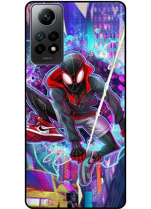 Силіконовий чохол бампер для xiaomi redmi note 11 pro з картинкою spider man людина-павук