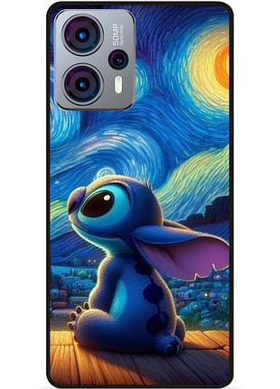 Силіконовий бампер чохол для motorola moto g23 стіч stitch