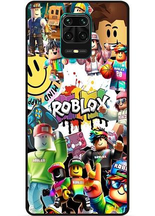 Силиконовый чехол для xiaomi redmi note 9s с рисунком роблокс roblox