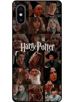 Чохол силіконовий бампер для iphone xs з малюнком harry potter гаррі поттер