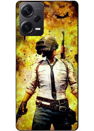 Силіконовий чохол бампер для xiaomi redmi note 12 pro 5g з малюнком пабг pubg