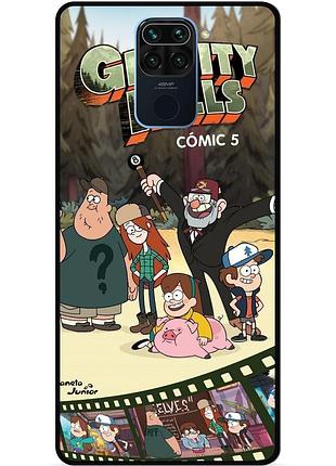 Силіконовий чохол бампер для xiaomi redmi note 9 з малюнком гравіті фолз gravity falls