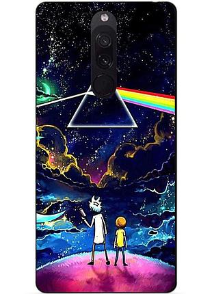 Силіконовий чохол бампер для xiaomi redmi 8 з малюнком рік і морті rick and morty