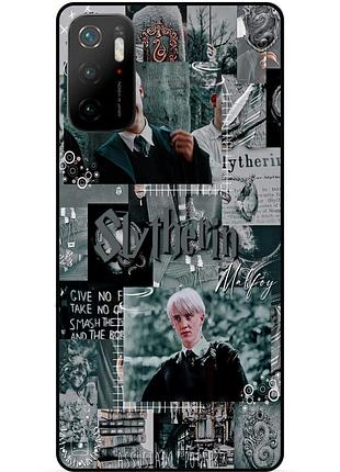 Чохол силіконовий бампер для xiaomi poco m3 pro з малюнком slytherin слизерин драко малфой гаррі поттер harry