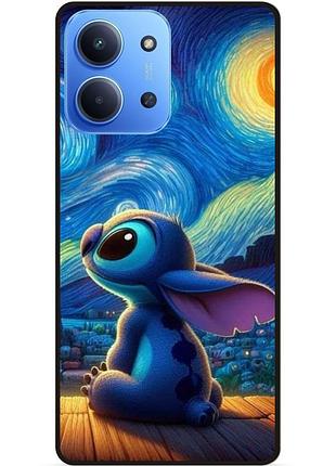 Силиконовый бампер чехол для xiaomi redmi 15c stitch лило и стич