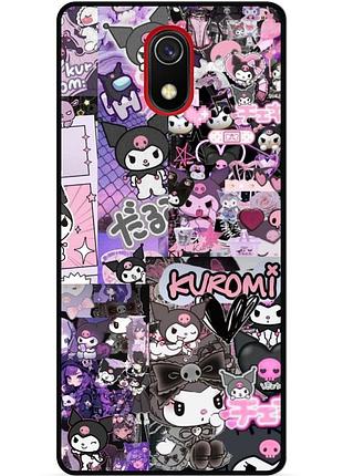 Силіконовий бампер чохол для samsung j6 plus з малюнком kuromi куроми