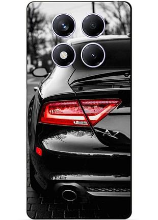 Чехол силиконовый бампер для xiaomi redmi note 14 pro 5g с рисунком audi ауди машина авто