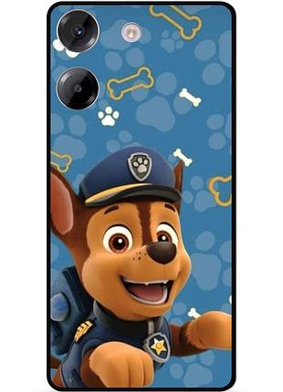 Чехол силиконовый для tecno camon 20 pro с рисунком щенячий патруль чейз