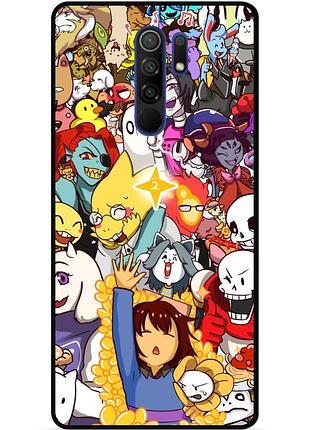 Силіконовий чохол бампер для xiaomi redmi 9 з малюнком undertale андертейл