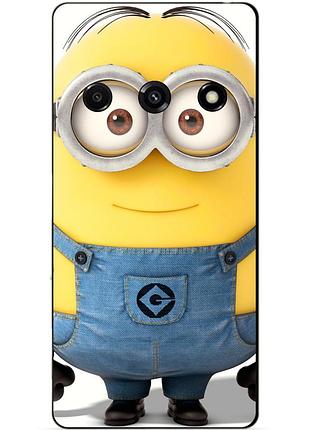 Силиконовый бампер чехол для samsung j7 j710 с рисунком миньон стюарт minion