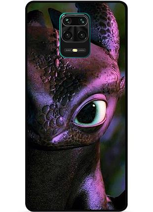 Силиконовый чехол для xiaomi redmi note 9s с картинкой как приручить дракона dragon