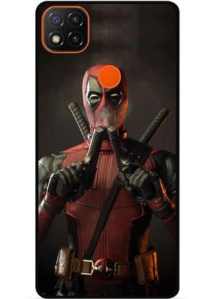 Силіконовий бампер чохол для xiaomi redmi 9c з малюнком дедпул deadpool