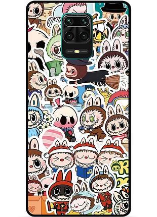 Силіконовий бампер чохол для xiaomi redmi note 9s з малюнком лабубу labubu