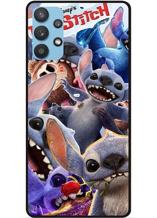 Силіконовий бампер чохол для samsung a73 з картинкою стіч stitch