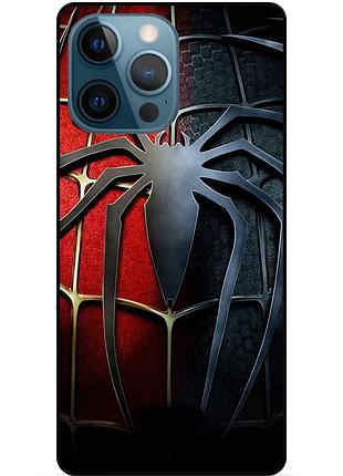 Силіконовий чохол бампер для iphone 14 pro max з малюнком людина-павук spider man
