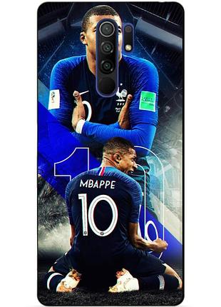 Силиконовый бампер чехол для xiaomi redmi note 8 pro с рисунком mbappe франция мбаппе