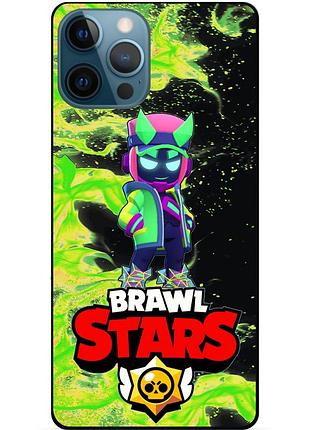 Силиконовый чехол с героем бравл старс brawl stars для xiaomi samsung motorola iphone zte oppo realme nokia фэнг 6