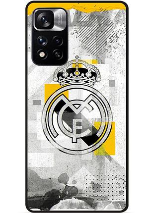 Силіконовий чохол бампер для xiaomi redmi note 11 pro plus 5g з малюнком real madrid реал мадрид