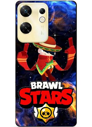 Силіконовий бампер чохол для infinix zero 30 4g/13 power з героєм космічний бравл едгар