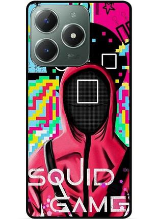 Силиконовый чехол бампер для infinix smart 8 plus (x6526) игра в кальмара