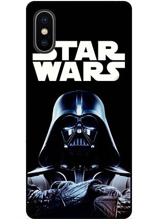 Силіконовий бампер чохол для iphone xr з малюнком star wars зоряні війни дарт вейдер