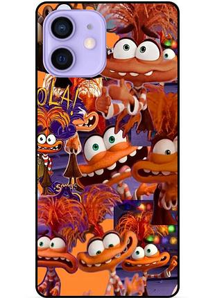 Силіконовий чохол бампер для iphone 12 mini з малюнком головоломка