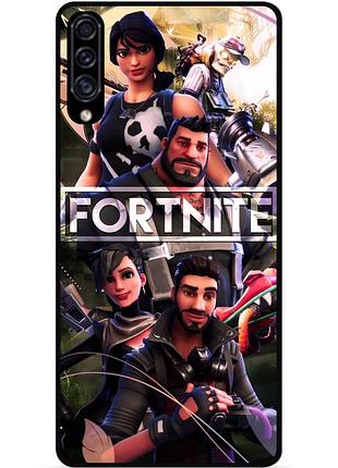 Силіконовий чохол бампер для samsung a10 з картинкою фортнайт fortnite