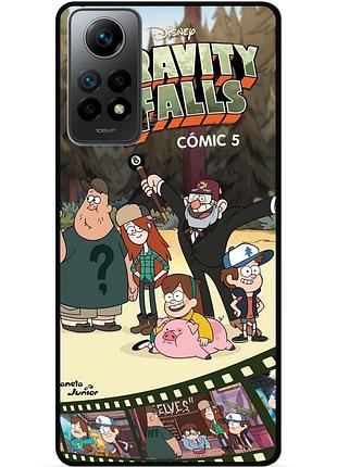 Силиконовый чехол бампер для xiaomi redmi note 11 pro с рисунком гравити фолз gravity falls
