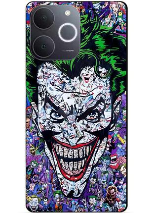 Чехол силиконовый бампер для realme note 70 с рисунком джокер joker
