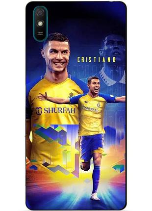 Силіконовий чохол бампер для huawei y5 2019 з малюнком роналдо аль наср ronaldo