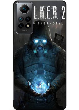Силіконовий бампер чохол для xiaomi redmi note 12 pro з малюнком stalker сталкер
