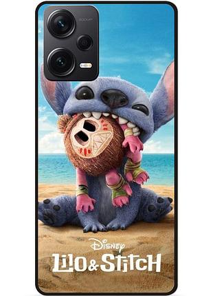 Силиконовый чехол бампер для xiaomi redmi note 12 pro plus лило и стич stitch