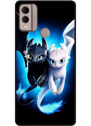 Силиконовый чехол для nokia c22 как приручить дракона dragon