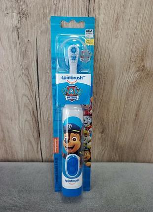Електрична зубна щітка spinbrush paw patrol дитяча