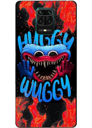 Силиконовый бампер чехол для xiaomi redmi note 9 pro с рисунком хагги вагги huggy wuggy