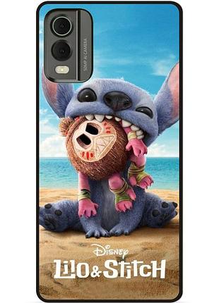 Силіконовий бампер чохол для nokia c32 стіч stitch