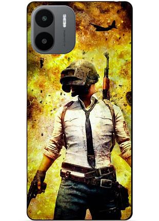 Силіконовий чохол бампер для xiaomi redmi a2 з малюнком пабг pubg
