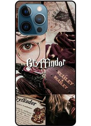 Силиконовый бампер чехол для iphone 13 pro с рисунком gryffindor гриффиндор гарри поттер harry potter