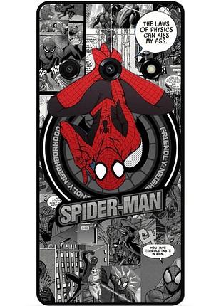 Силіконовий чохол бампер для xiaomi redmi a3 з картинкою людина-павук spider man