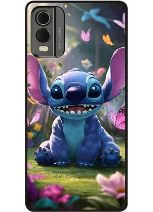 Силіконовий бампер чохол для nokia c32 стіч stitch