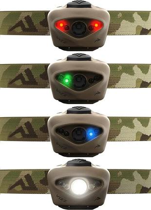 Ліхтар налобний princeton tec vizz rgb, 550 lumens к:multicam