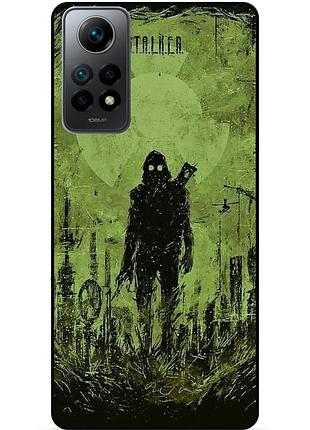 Силіконовий бампер чохол для xiaomi redmi note 12 pro з малюнком stalker сталкер