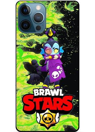 Силиконовый чехол с героем бравл старс brawl stars для xiaomi samsung motorola iphone zte oppo realme nokia виллоу 3
