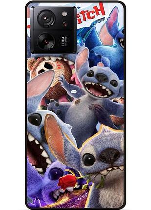 Силіконовий бампер чохол для xiaomi 13t з картинкою стіч stitch