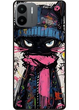Силіконовий бампер чохол для xiaomi redmi a1 з малюнком кот аниме marvel