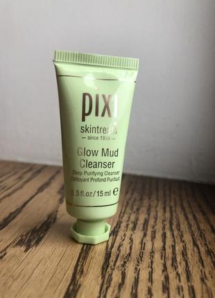 Мініатюра glow mud cleanser від pixi {15 ml}